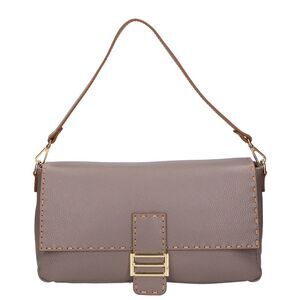 Chiara Ferretti Leather Shoulder Bag, Grey